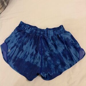 lululemon athletica Navy Tie-Dye Athletic Shorts